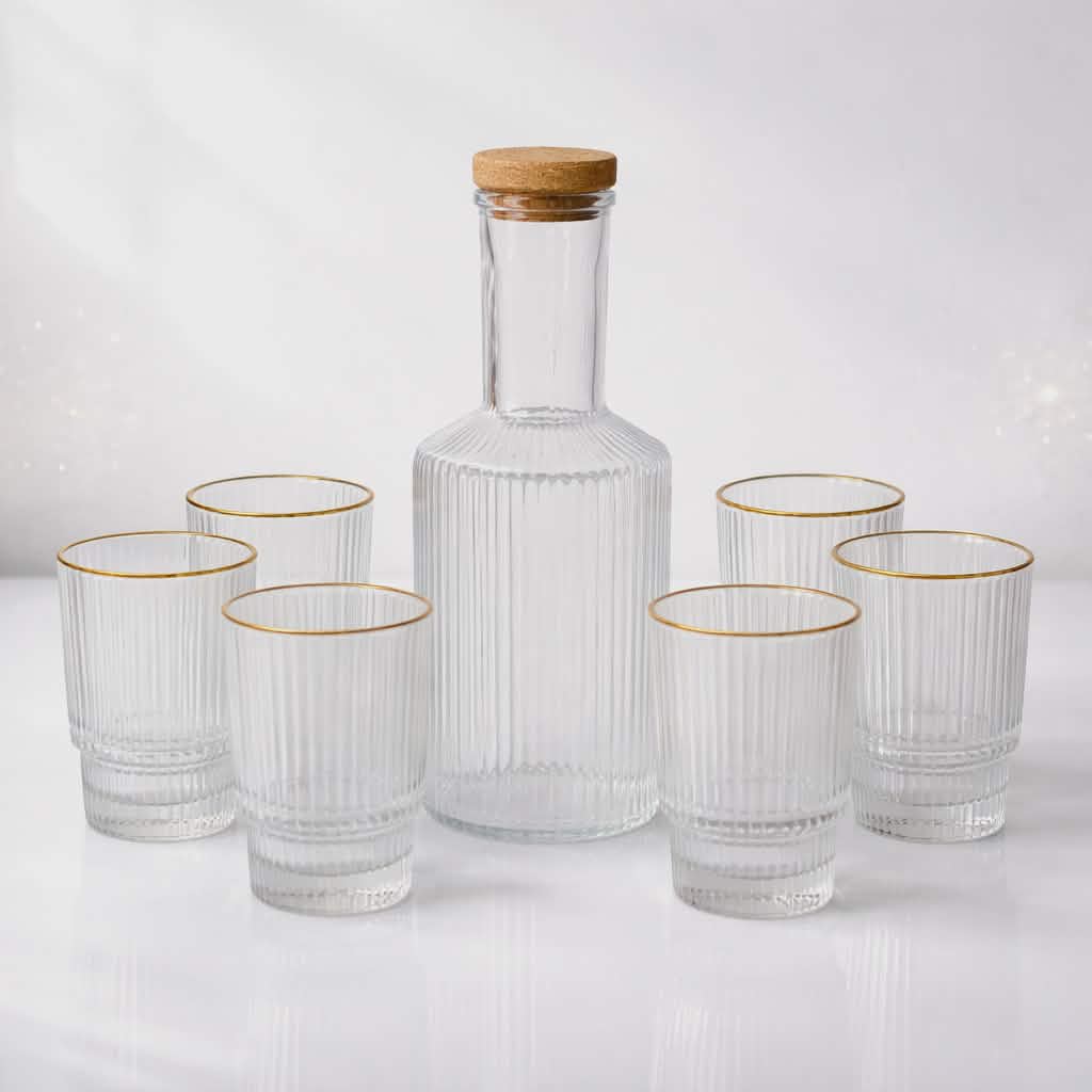 Ensemble Carafe et 6 Verres