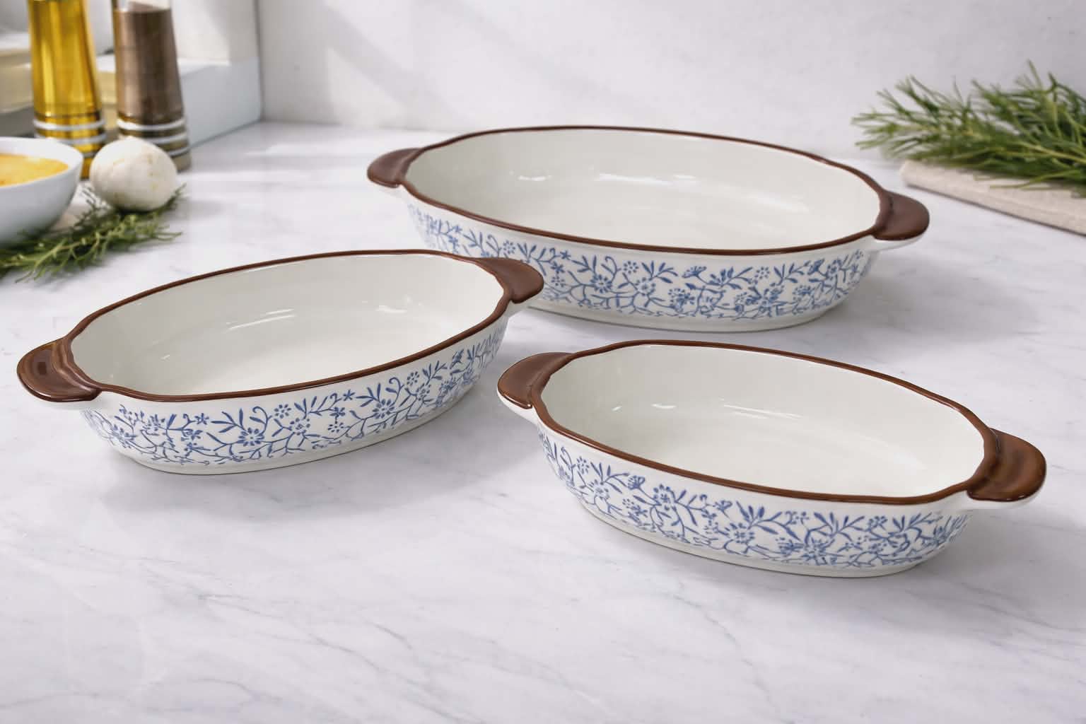 Set 3 pcs Céramique spécial Four