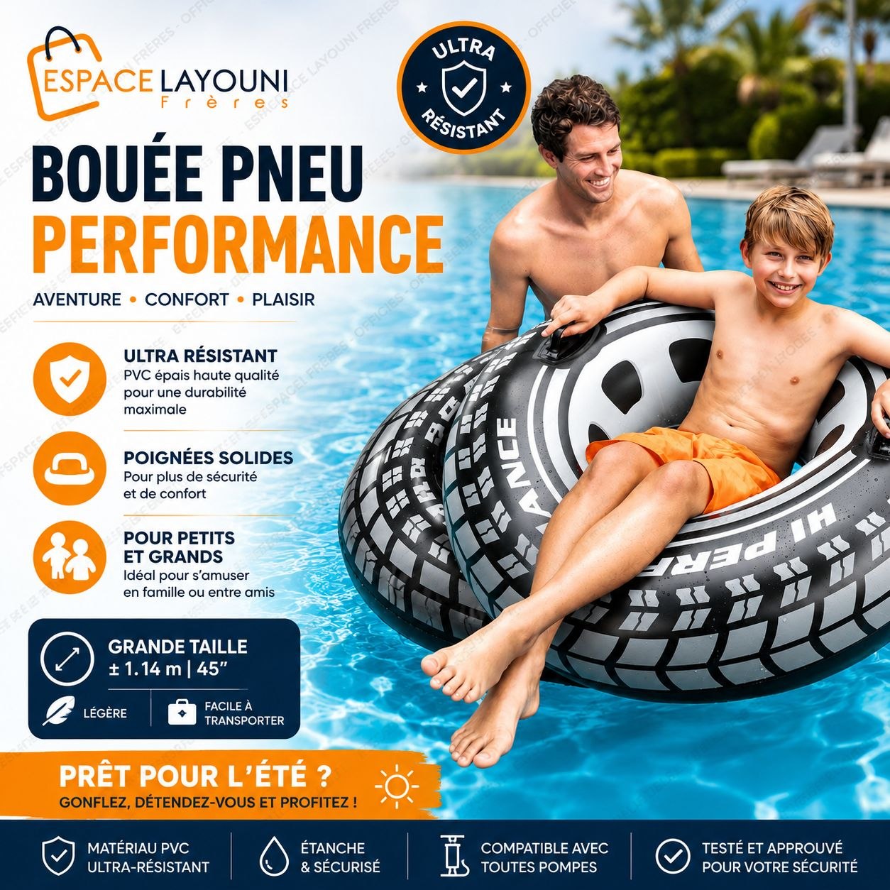 Bouée Pneu Performance 114cm