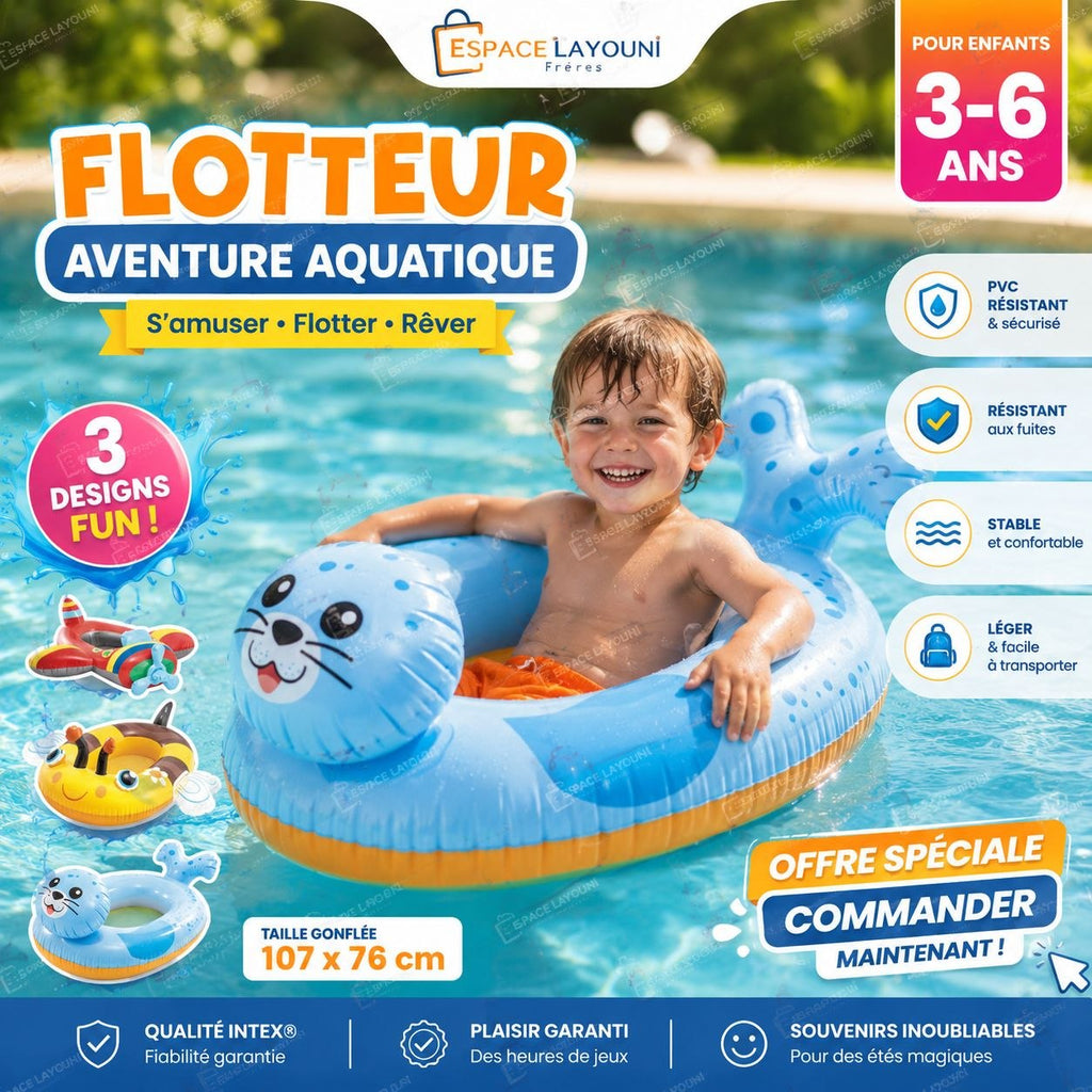 Bouée Bateau Avion Gonflable Enfant