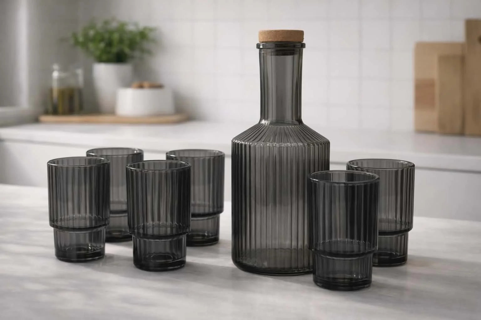 Ensemble Carafe et 6 Verres