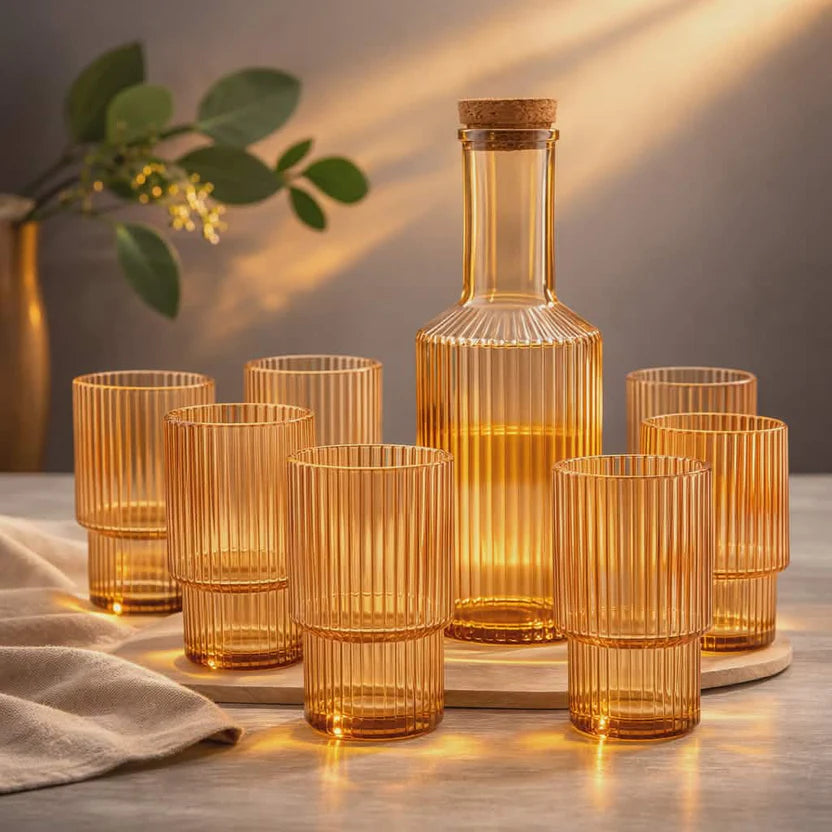 Ensemble Carafe et 6 Verres